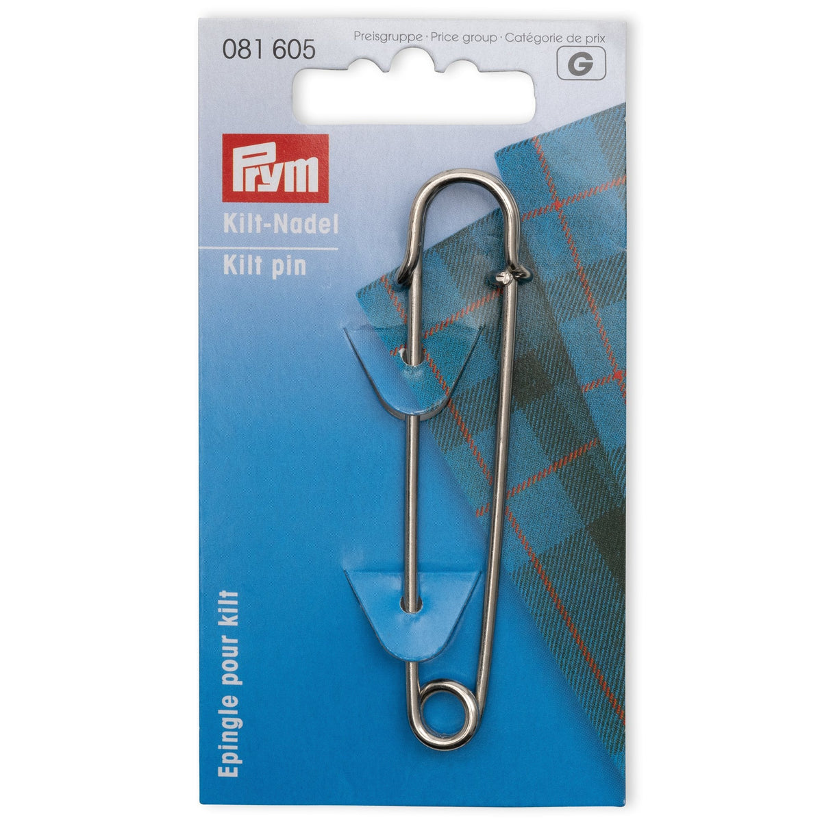Prym Kilt Pin: Durable 76mm Silver Mild Steel Accessory - 081605