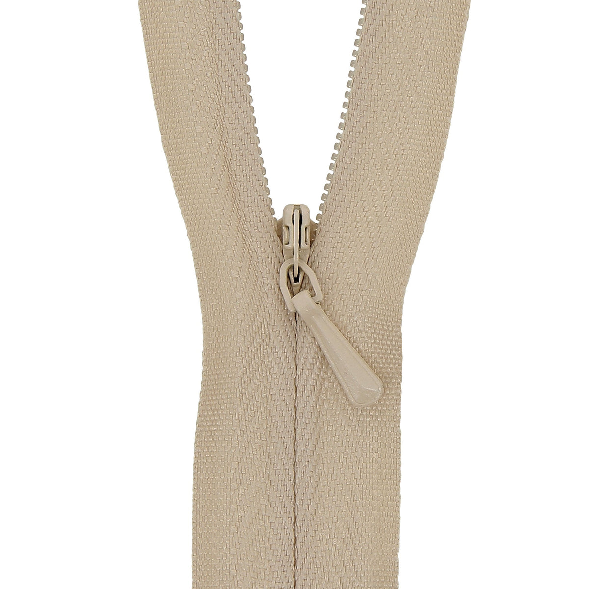 Milward Concealed Zip Closed End 25cm – Biscuit