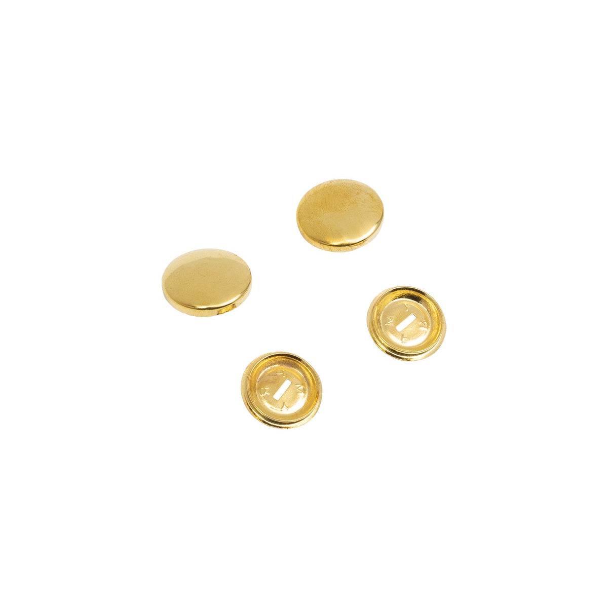 Prym Cover Buttons Brass 19mm Silver - No Tool Needed - 323152