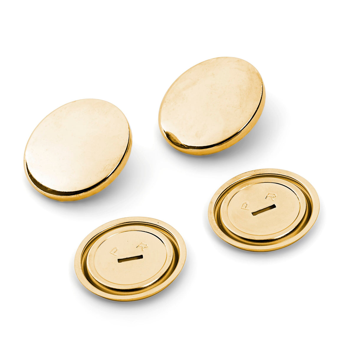 Prym Cover Buttons Brass 29mm Silver - No Tool Needed - 323163
