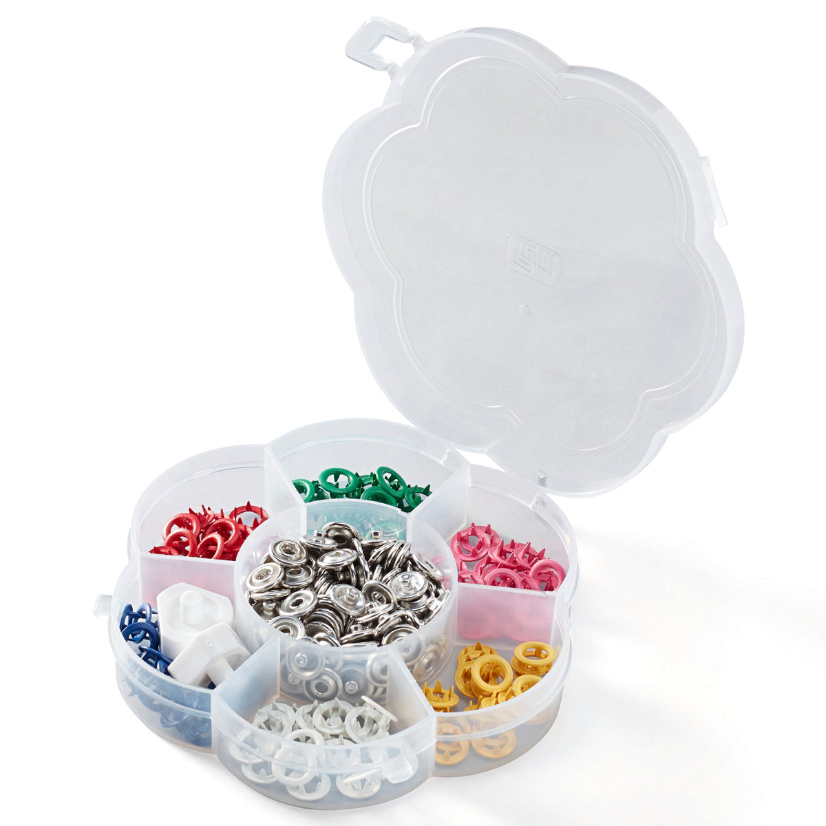 Prym: PL Jersey Colourfast Buttons 8mm in 6 Vibrant Colours - 390740
