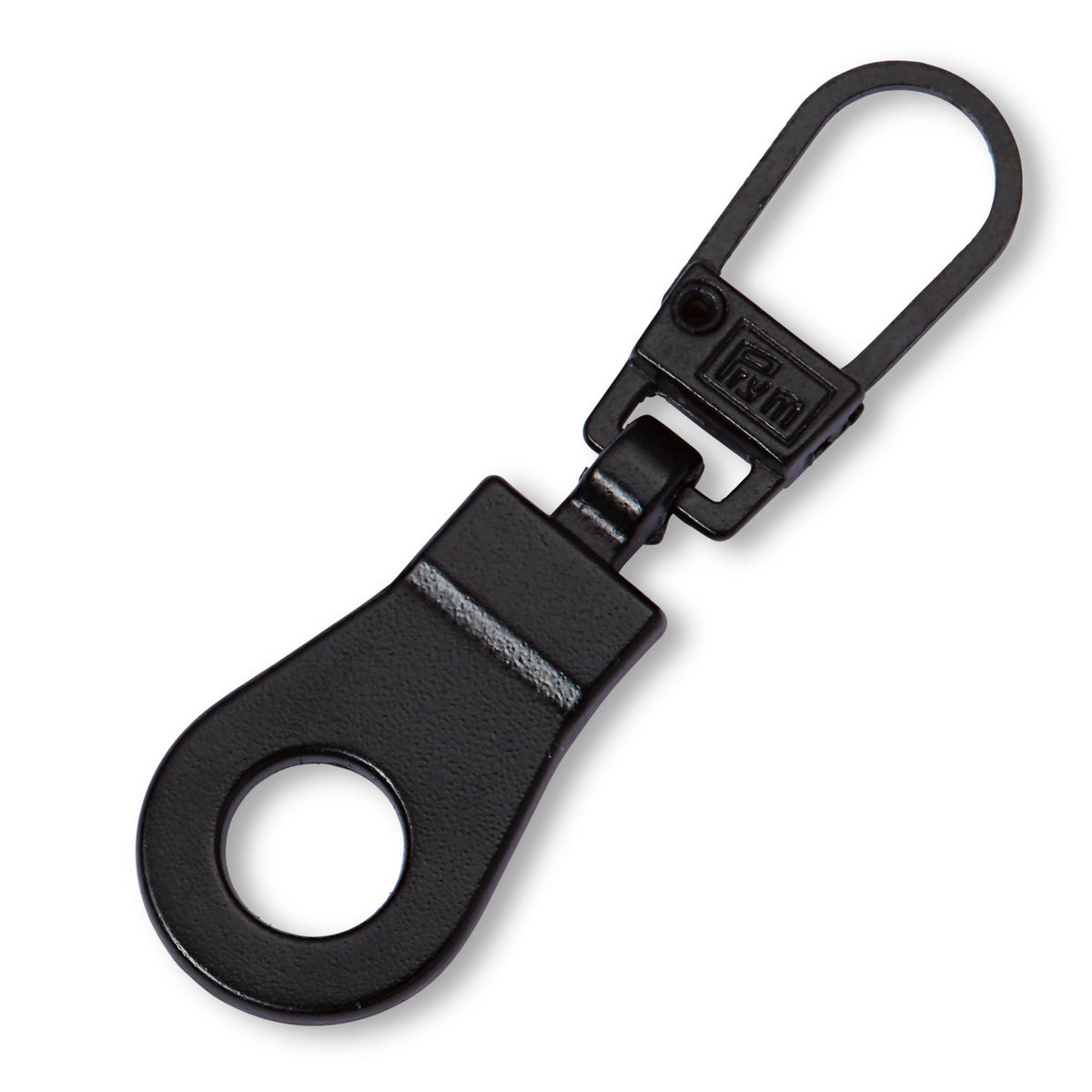 Prym Fashion Zipper Pullers: Black Metal Eyelets for Style - 482138
