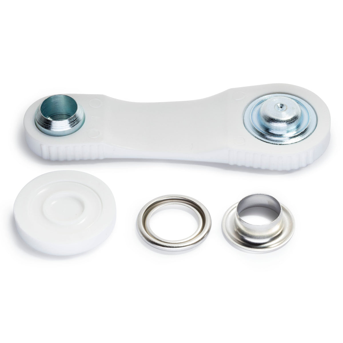 Prym Eyelets and Washers 11mm Brass Silver - 541370
