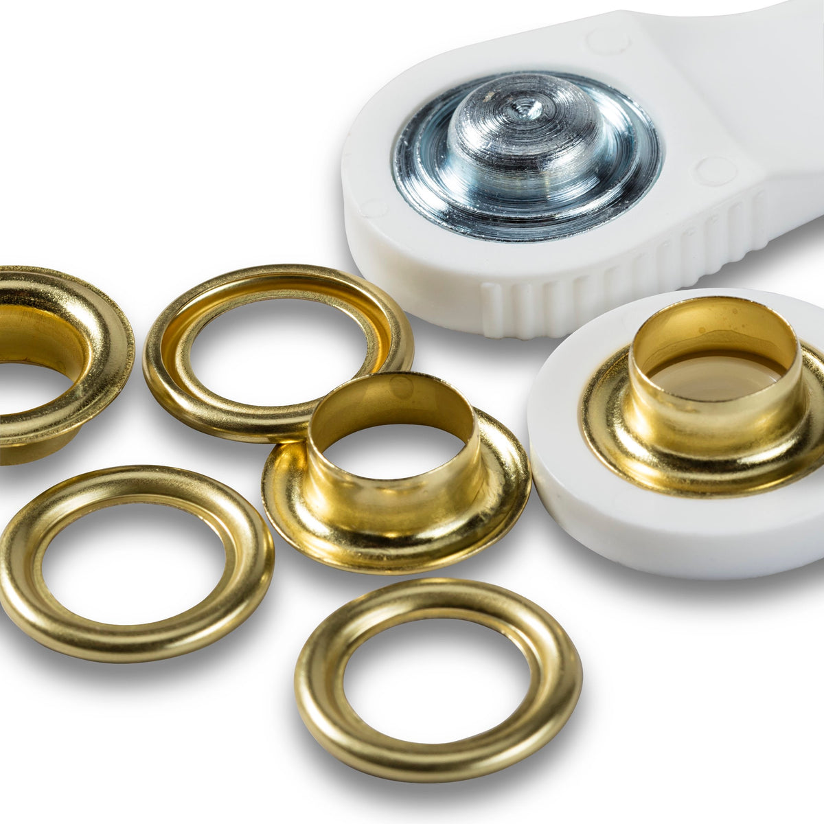 Prym Eyelets and Washers 11mm Gilt - UK Edition - 541371
