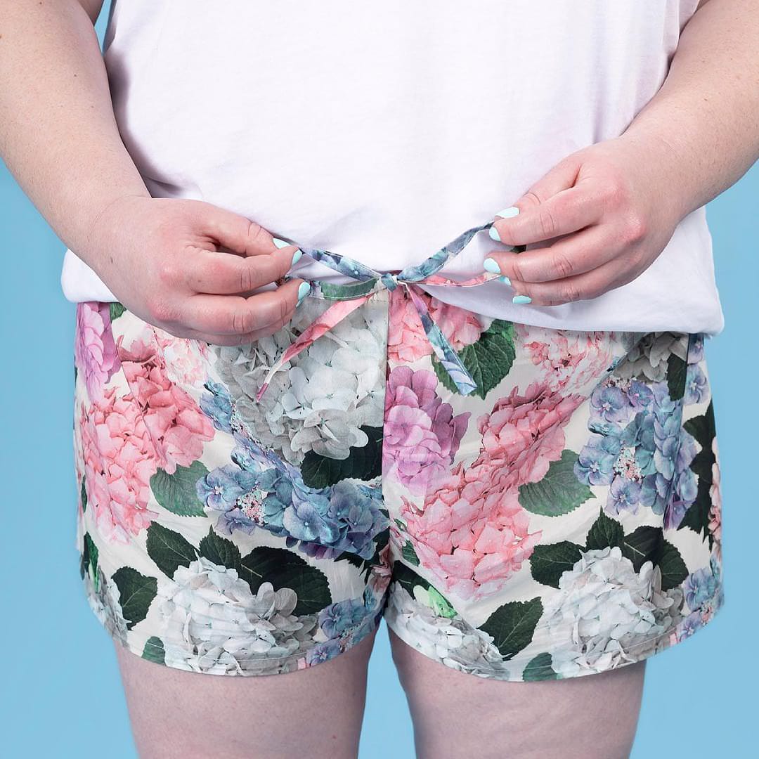 Jaimie Pyjama Bottoms and Shorts Sewing Pattern - By Tilly and the Buttons