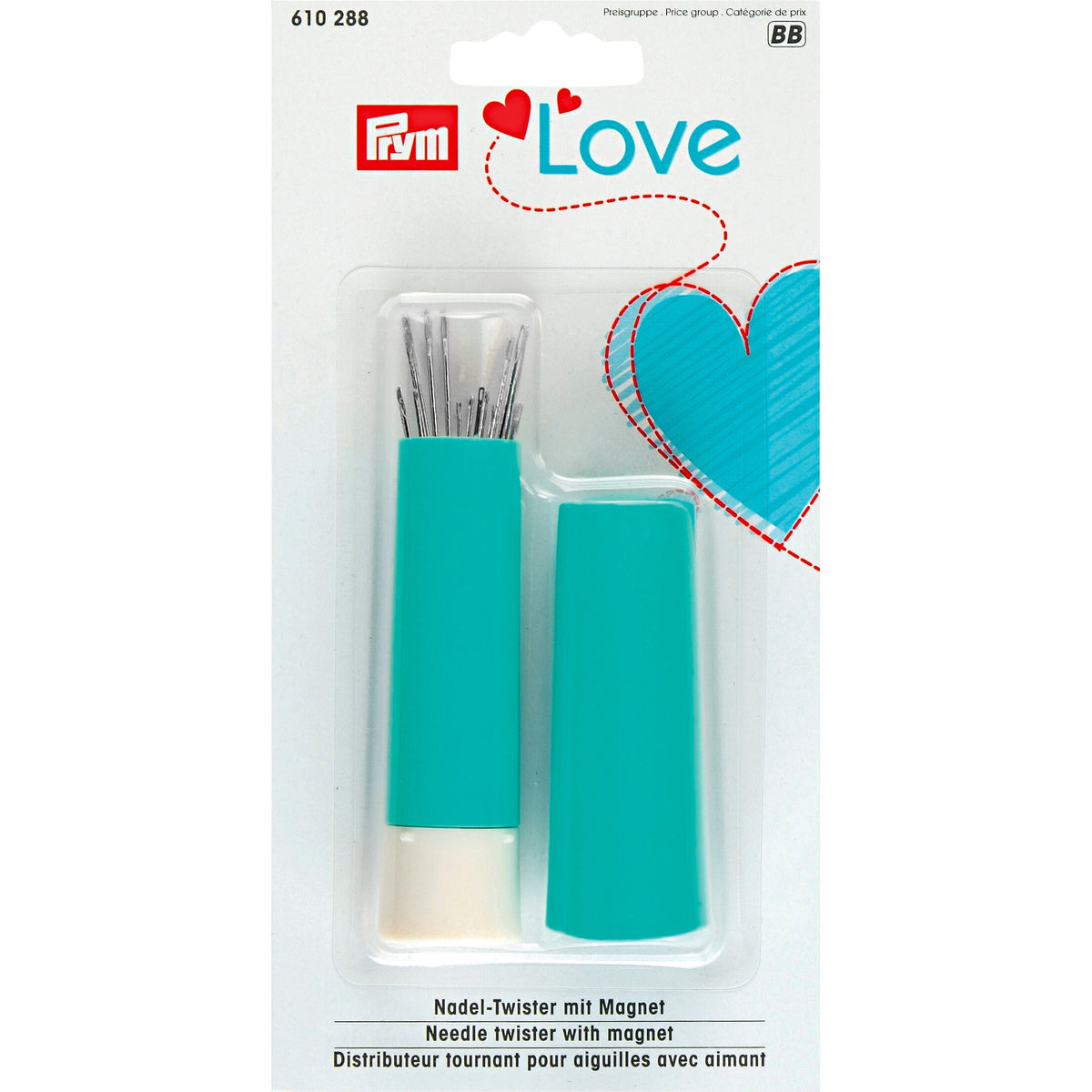 Prym Love Needle Twister Mint: Perfect for Sewing & Darning - 610288