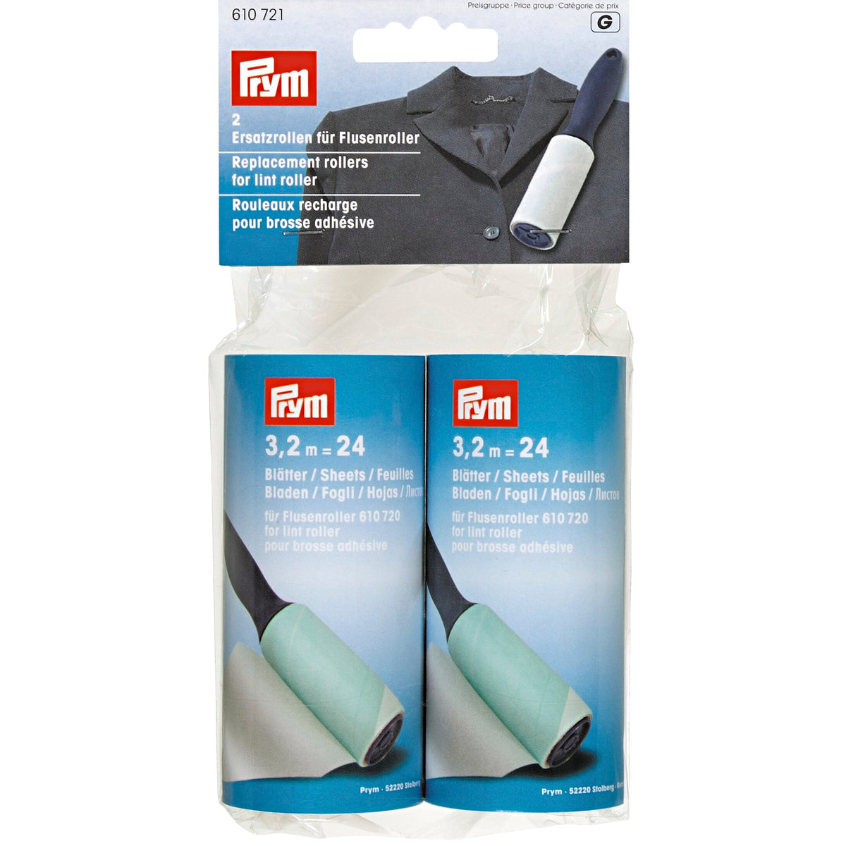 Prym Replacement Rollers: Keep Clothes Lint-Free Effortlessly - 610721