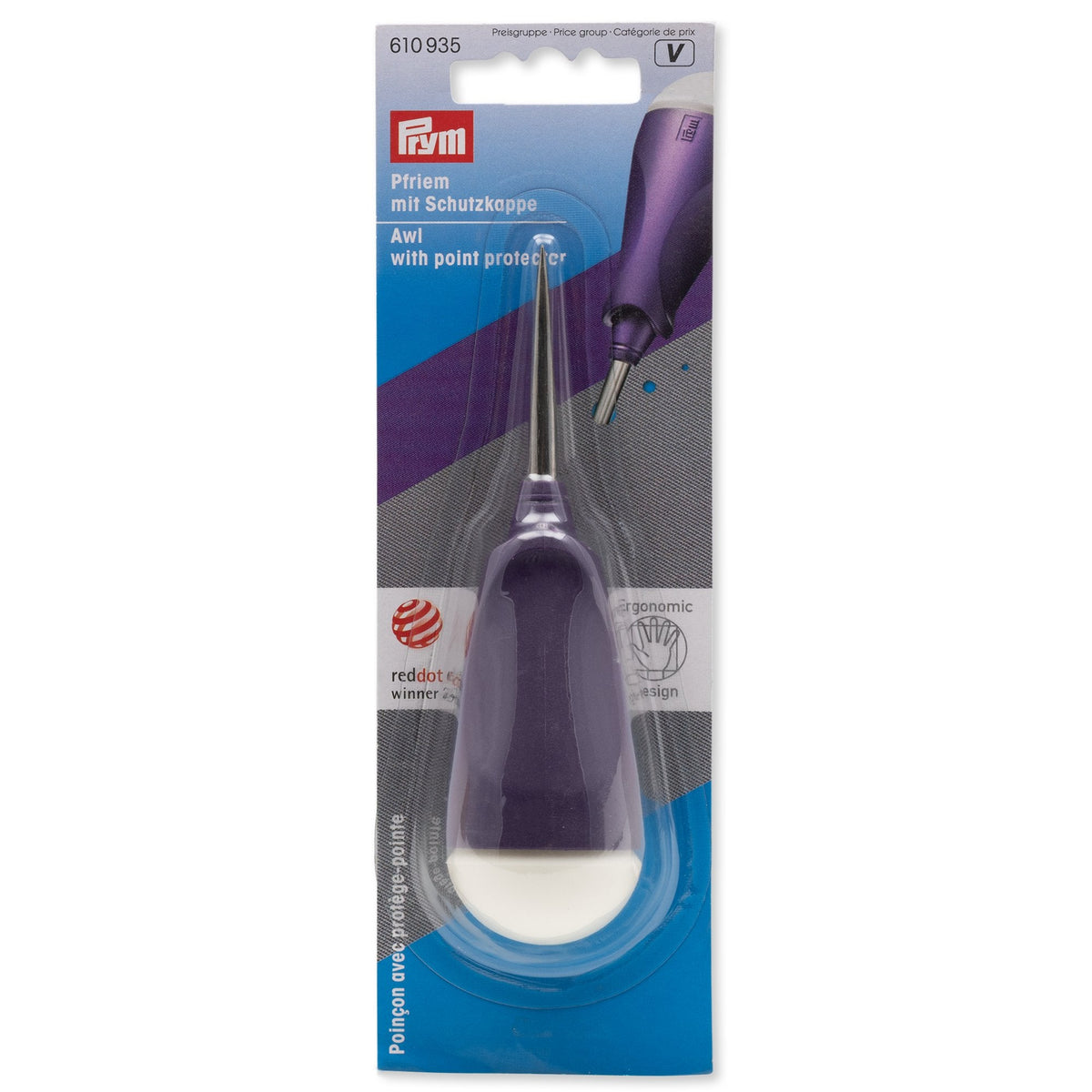 Prym Ergonomic Awl: Precision Tool for Comfortable Crafting - 610935
