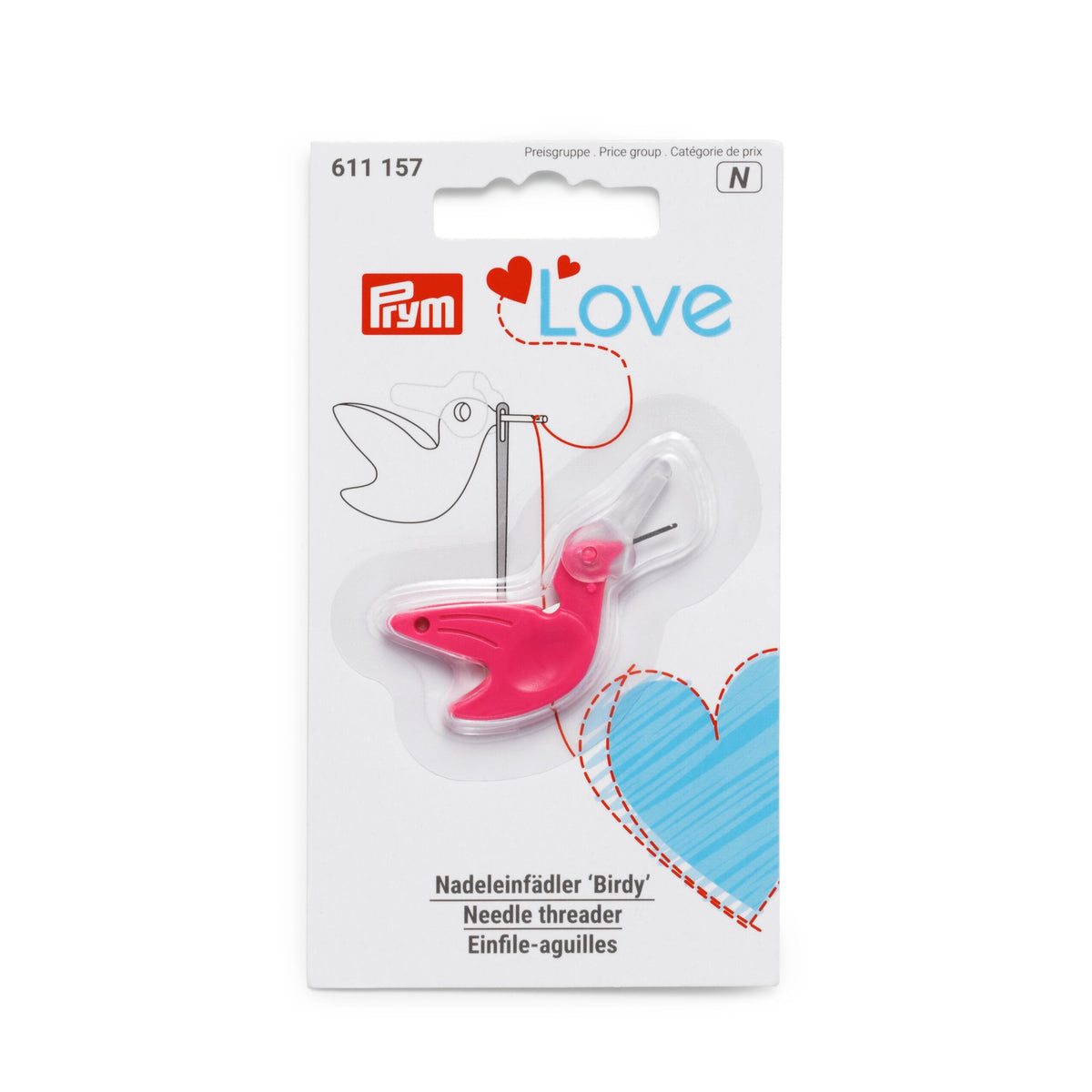 Prym Love Needle Threader Birdy: Perfect for Easy Threading - 611157