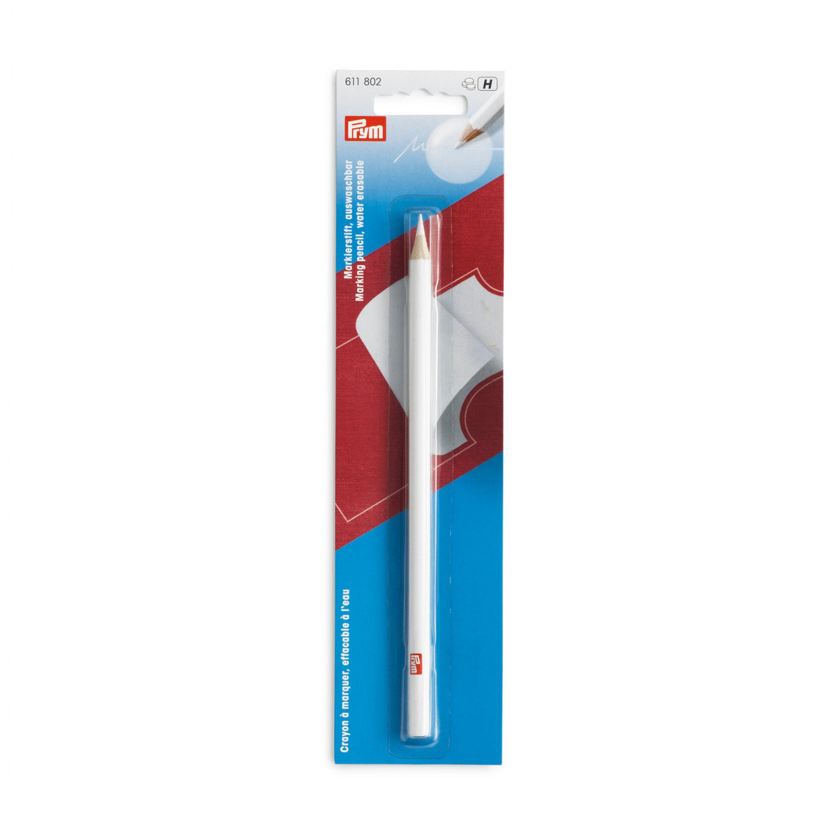 Prym Marking Pencil: White Water Erasable for Precise Crafting - 611802