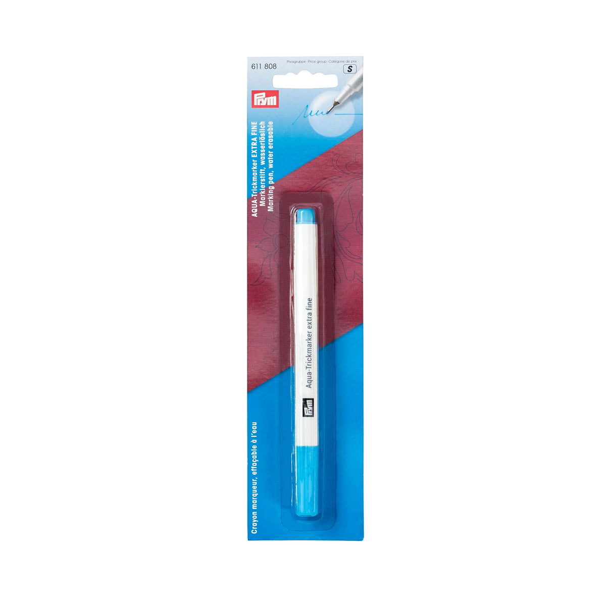 Prym Aqua Erasable Extra Fine Marking Pen - 611808
