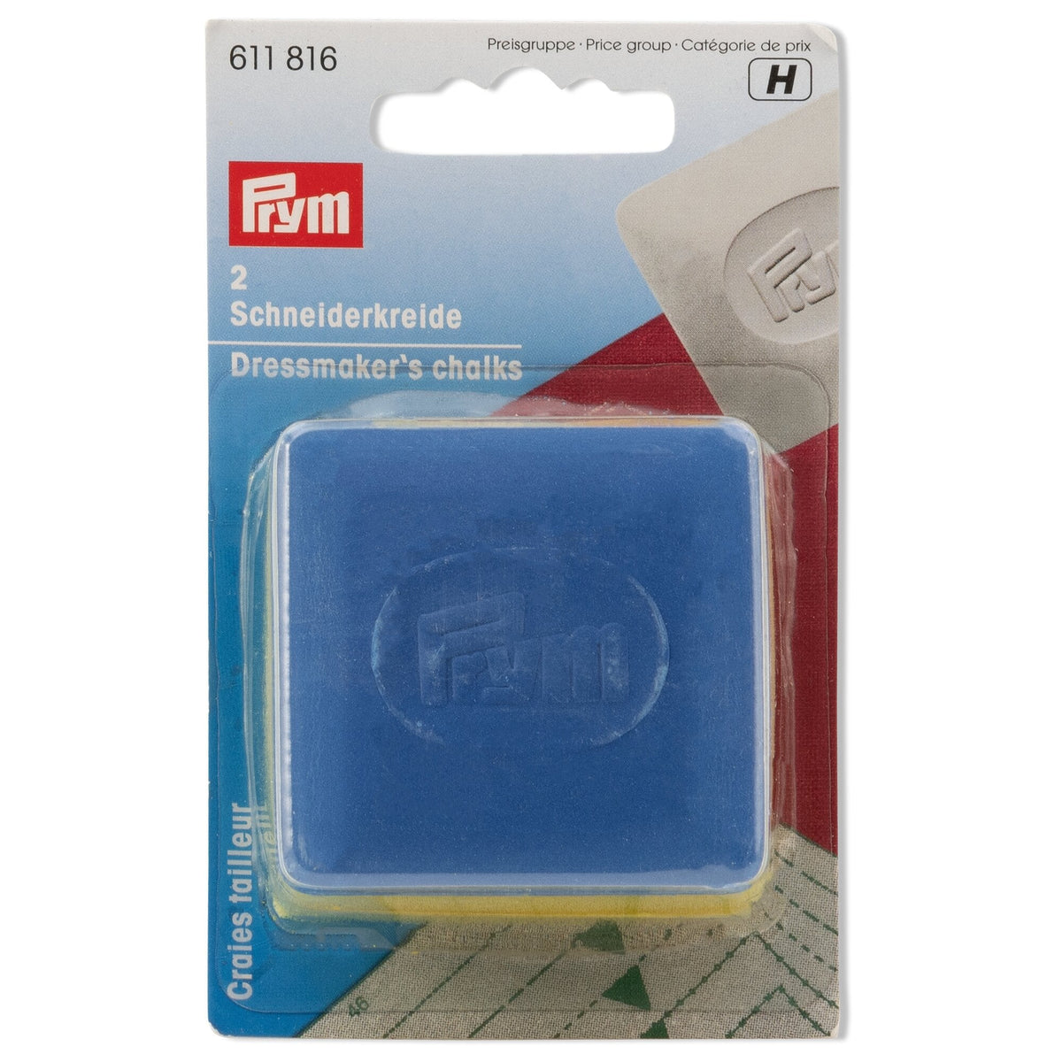 Prym Dressmaker's Chalks: Precision in Yellow and Blue - 611816