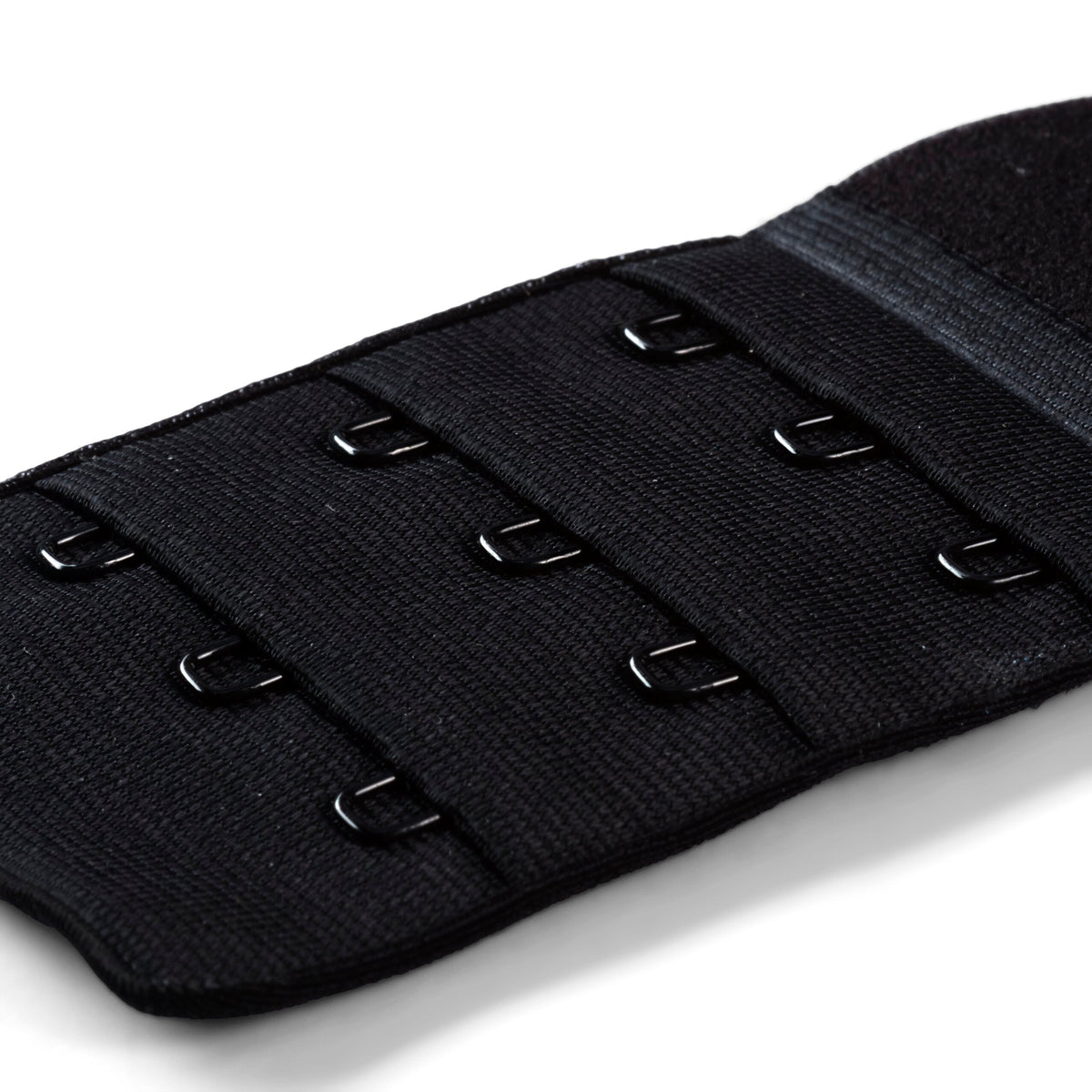 Prym Bra Extender 50mm: 3x3 Hooks in Black for Perfect Fit - 992151