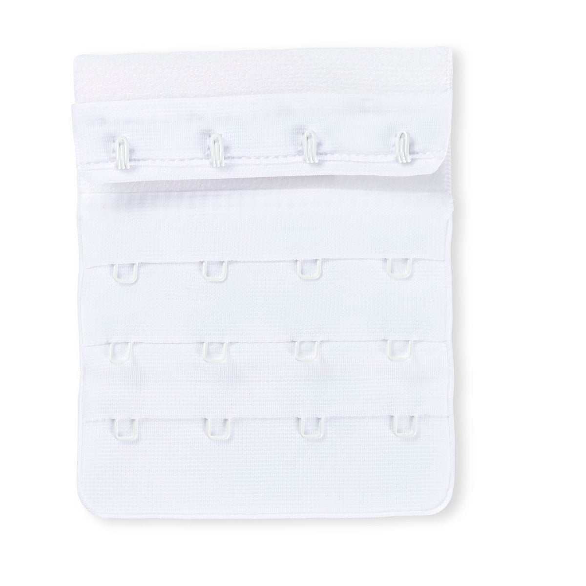 Prym Bra Extender 75mm: 3x4 Hooks in White for Perfect Fit - 992155