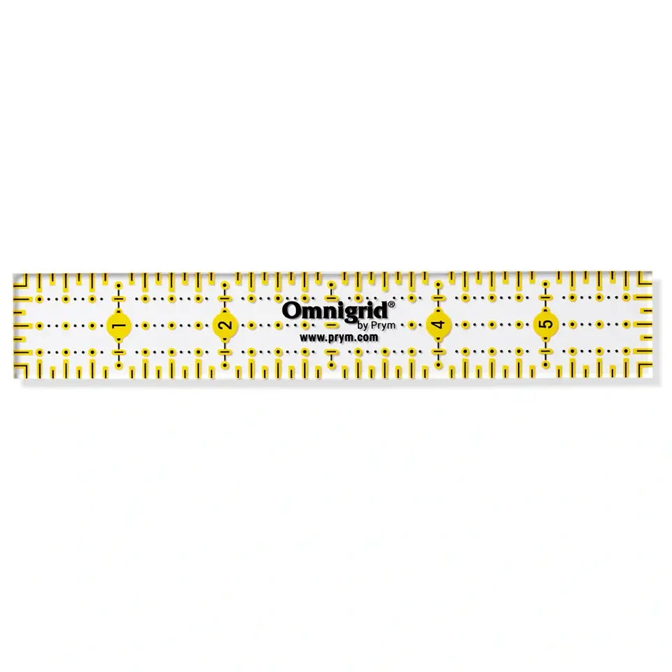 Prym Universal Ruler: Precision 1x6 Inch Omnigrid Tool - 611645