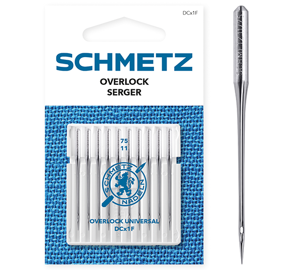 Schmetz Overlock DCx1F Size 75/11 Needles - Pack of 10