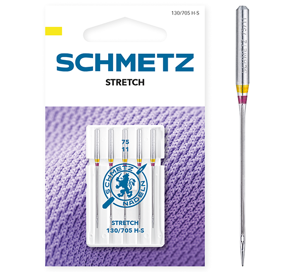 Schmetz Stretch 75/11 Sewing Machine Needles - Pack of 5