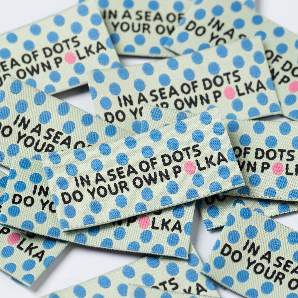 SEA OF DOTS - Sewing Labels Tags for Clothes