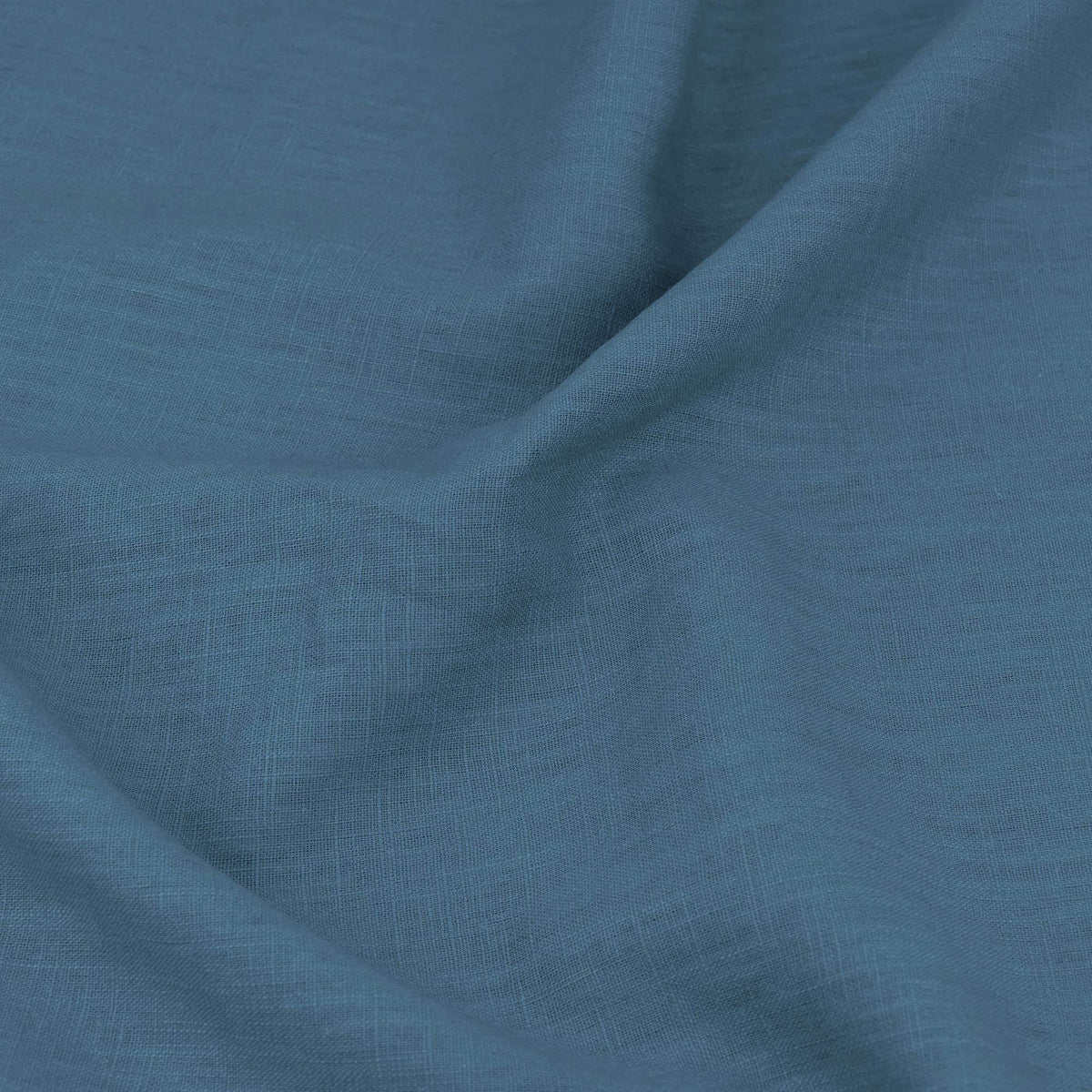 8 oz Washed Natural Linen - French Blue