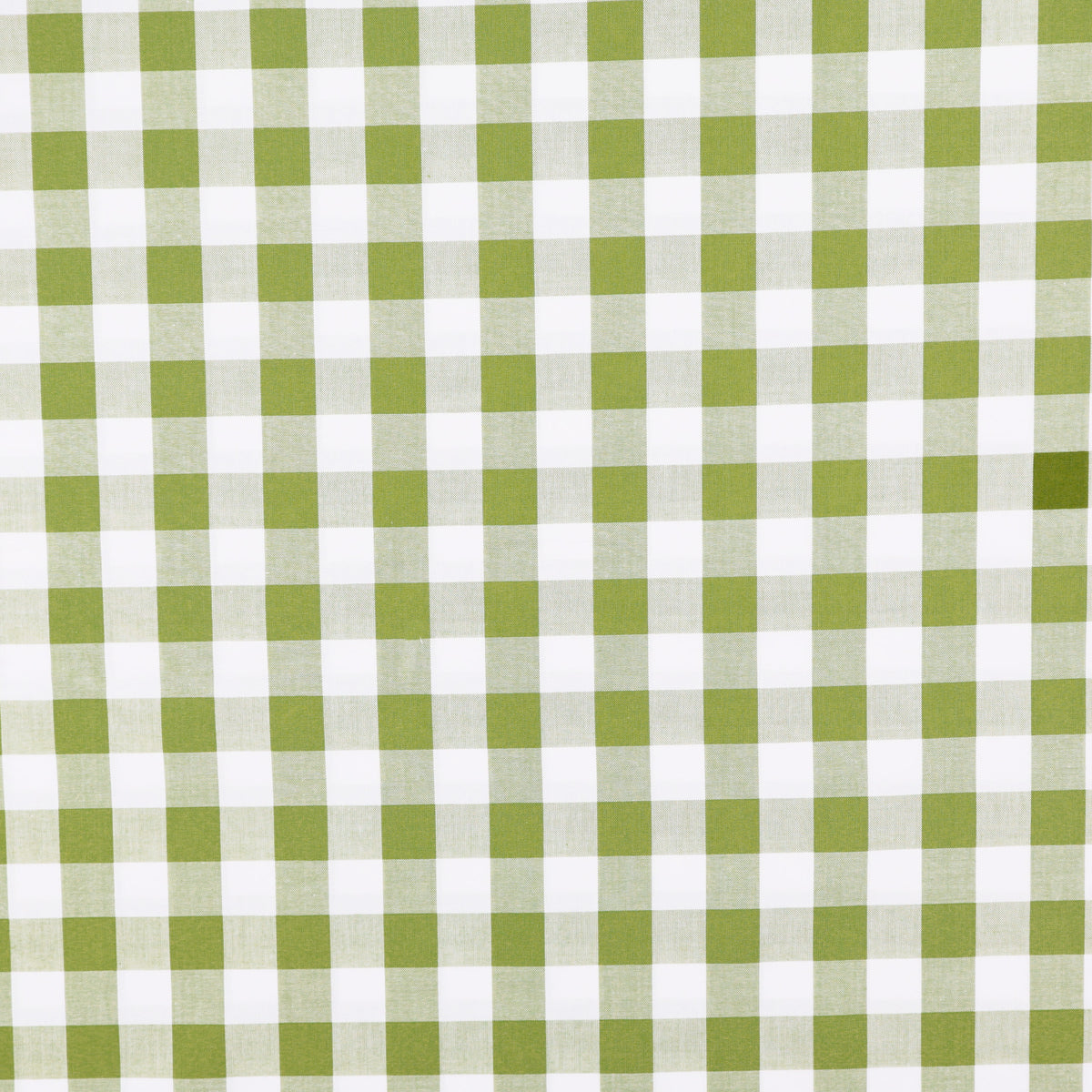 Ada Yarn Dyed 100% Cotton Gingham Check Fabric - Large Green