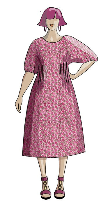 Arya Pleat Dress - By Sew Different