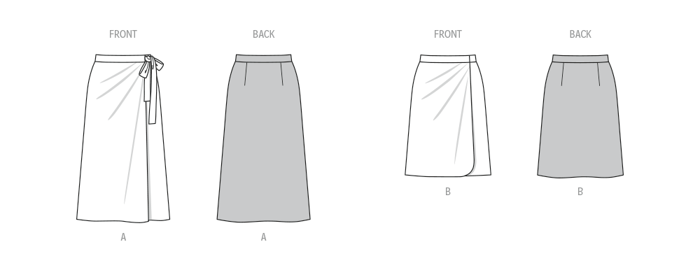 Burda Style Misses' Skirt Sewing Pattern for Fashionistas B5725
