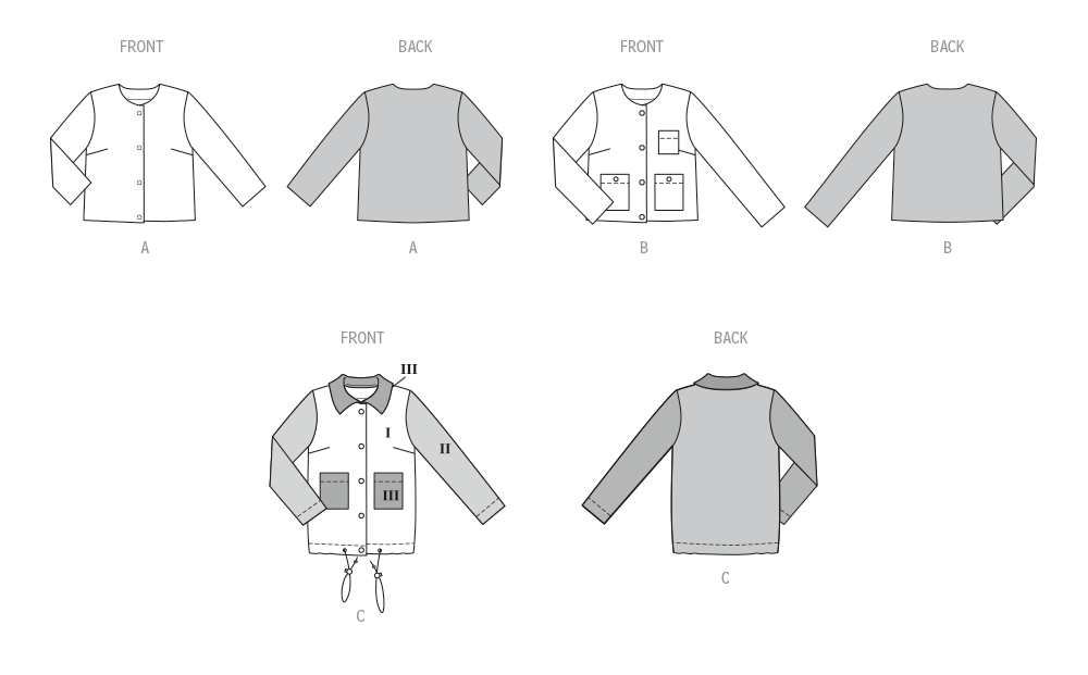 Burda Style Misses' Blazer & Jacket Sewing Pattern B5729