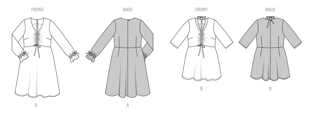 Burda Style Misses' Dress & Blouse Sewing Pattern B5732