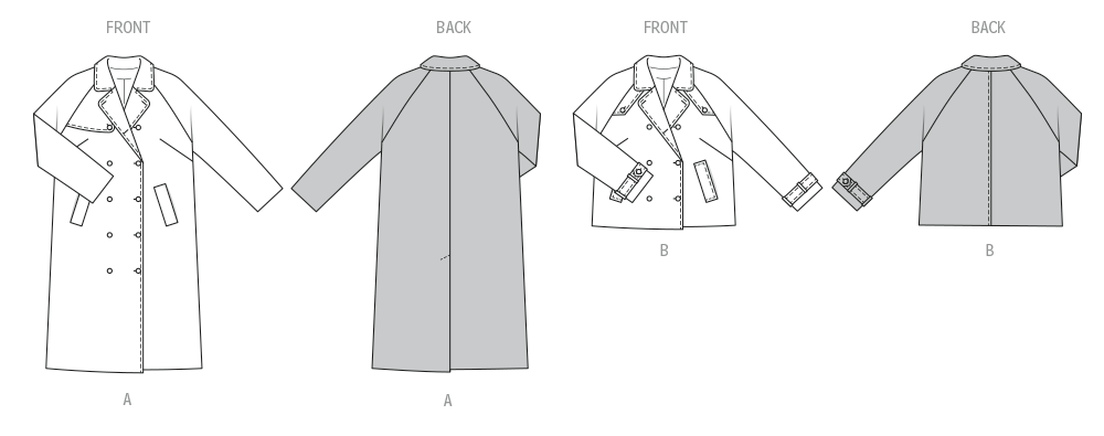 Burda Style Misses' Jacket & Coat Sewing Pattern B5747