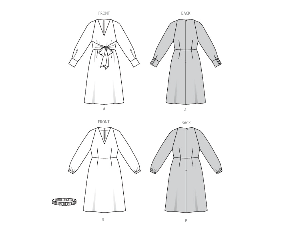 Burda Style Misses' Dress Sewing Pattern for Fashionistas B5777
