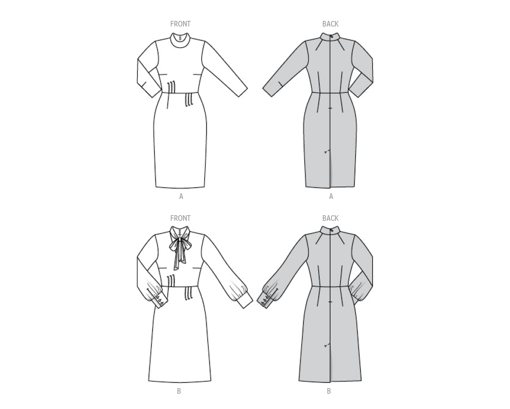 Burda Style Misses' Dress Sewing Pattern for Fashionistas B5798