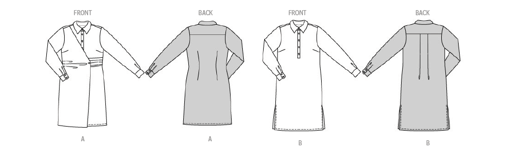 Burda Style Misses' Dress Sewing Pattern for Fashionistas B5826