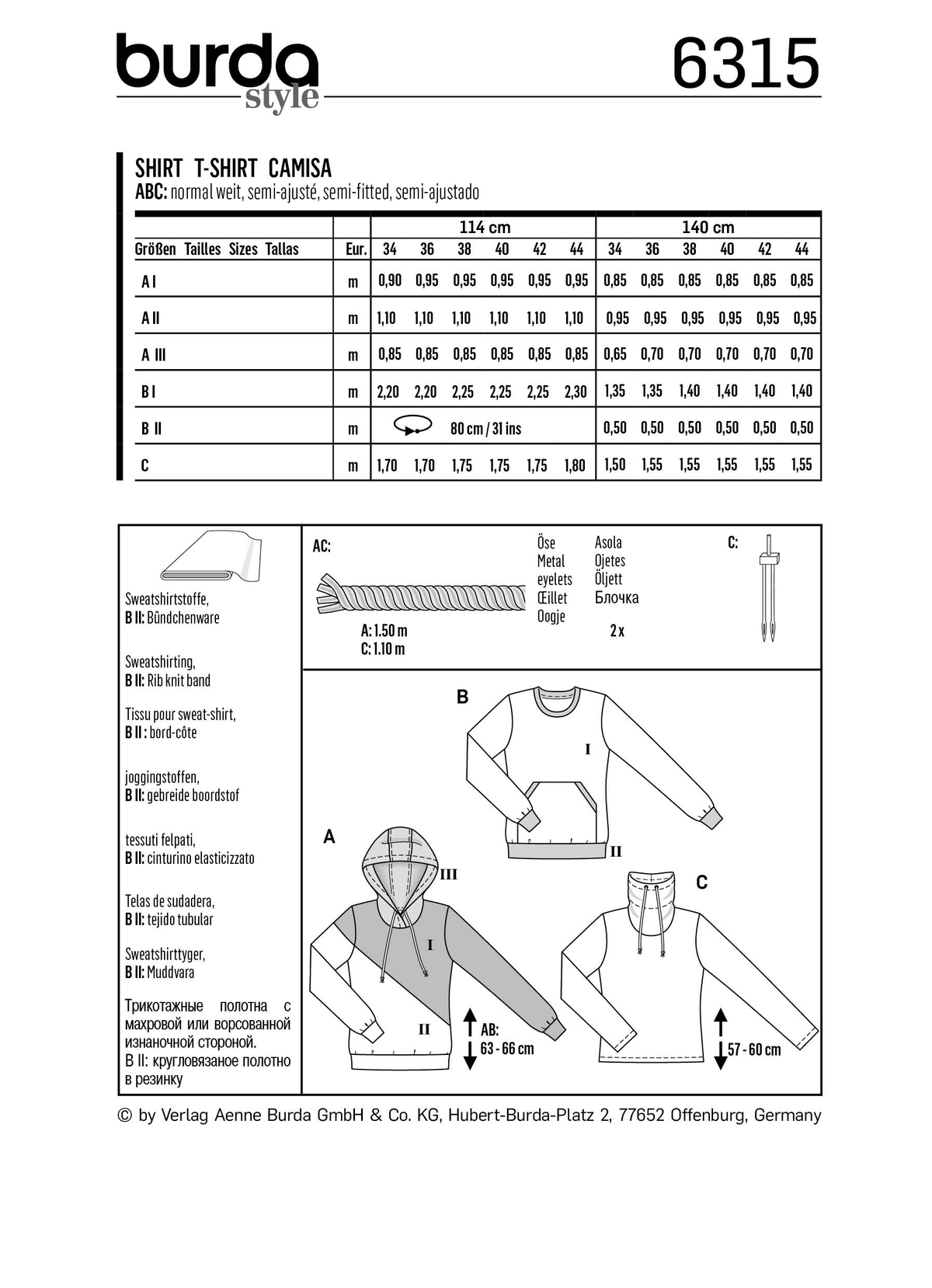 Burda Style Misses Top/Vest Sewing Pattern for Stylish Creations B6315