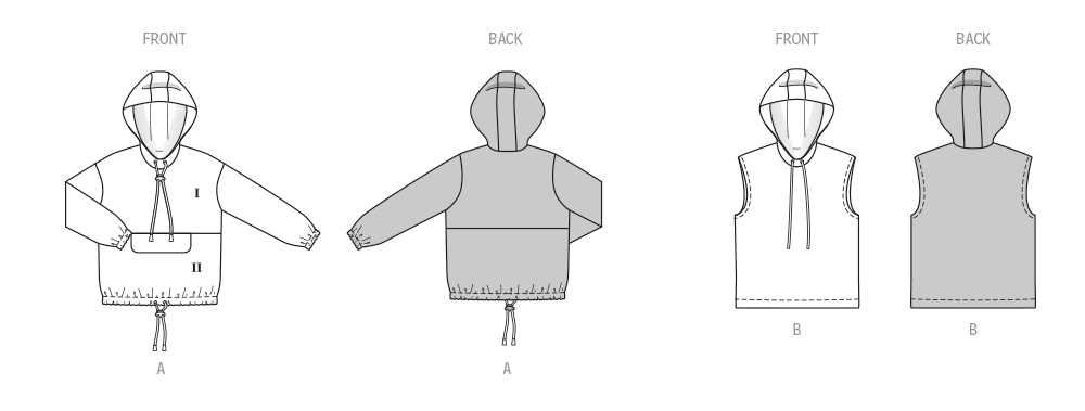 Burda Style Children's Sweatshirt Sewing Pattern Guide B9213