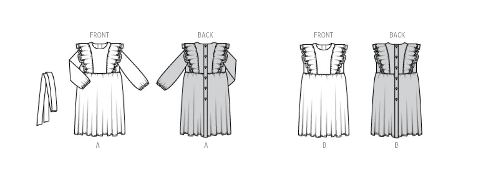 Burda Style Children's Dress Sewing Pattern for Stylish Kids B9220