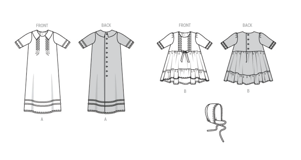 Burda Style Babies Special Occasion Sewing Pattern Guide B9221