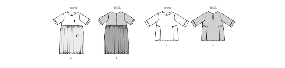 Burda Style Children's Dress Sewing Pattern for Stylish Kids B9226