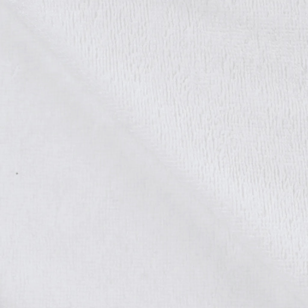 Bamboo Wellness Soft Terry Towelling - White