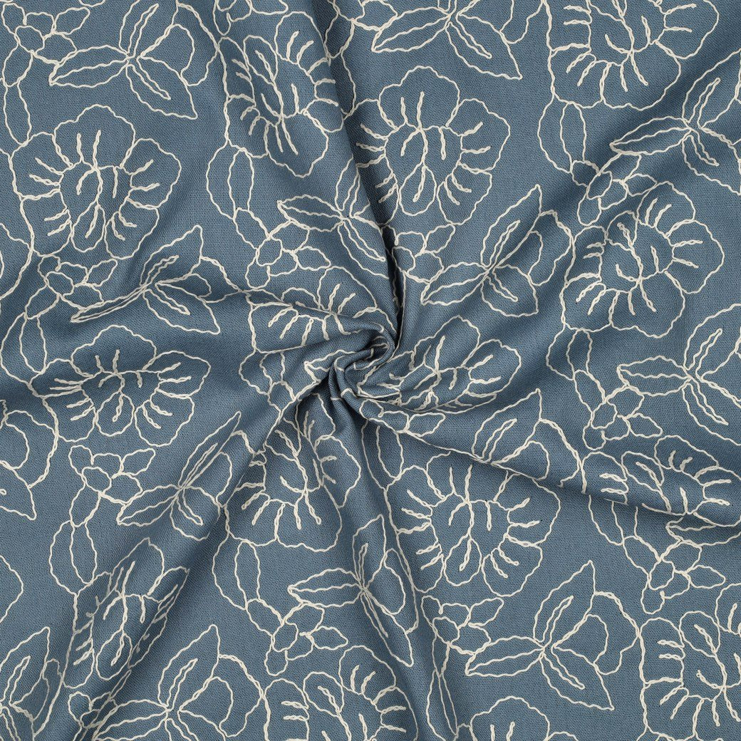 Old Blue Flowers