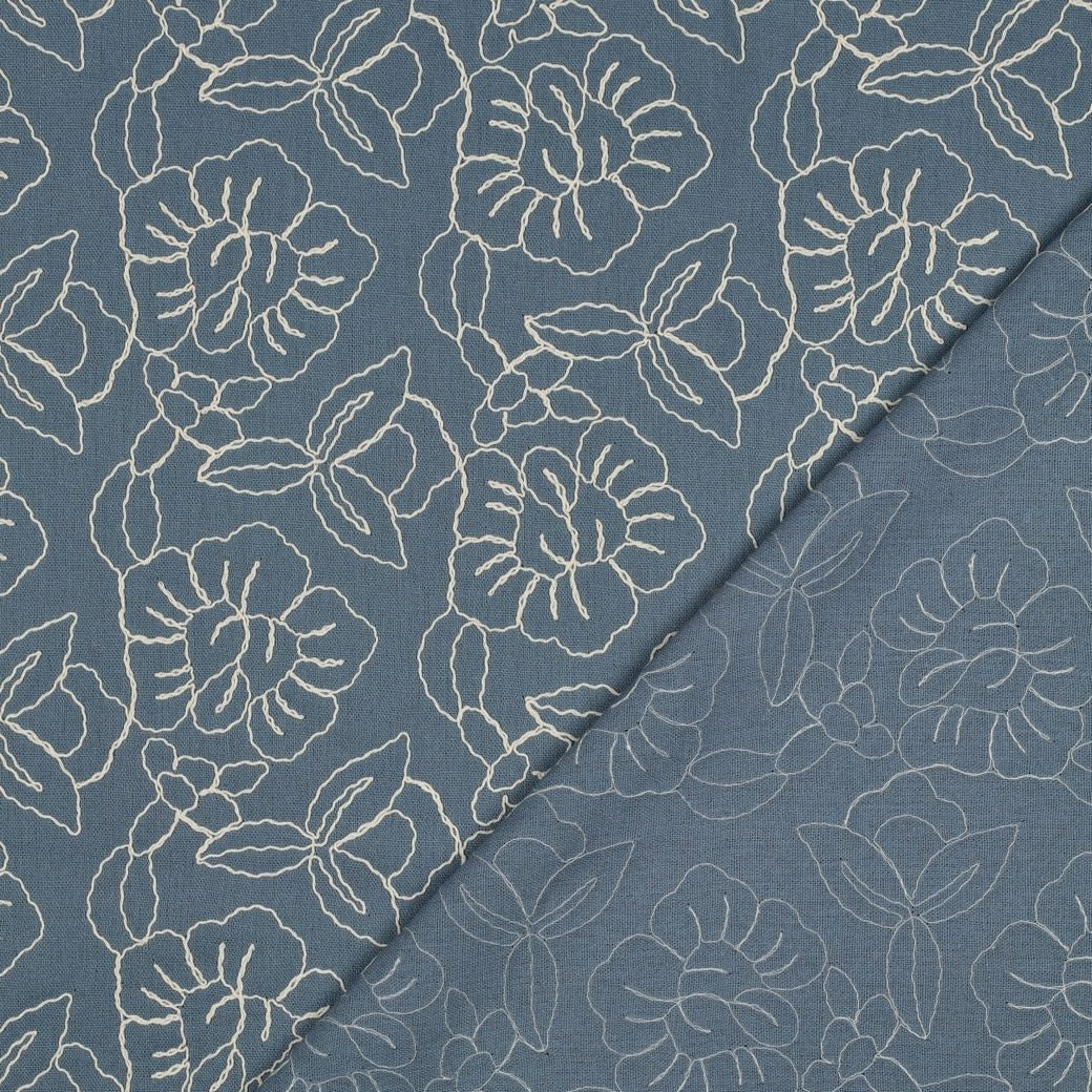 Old Blue Flowers