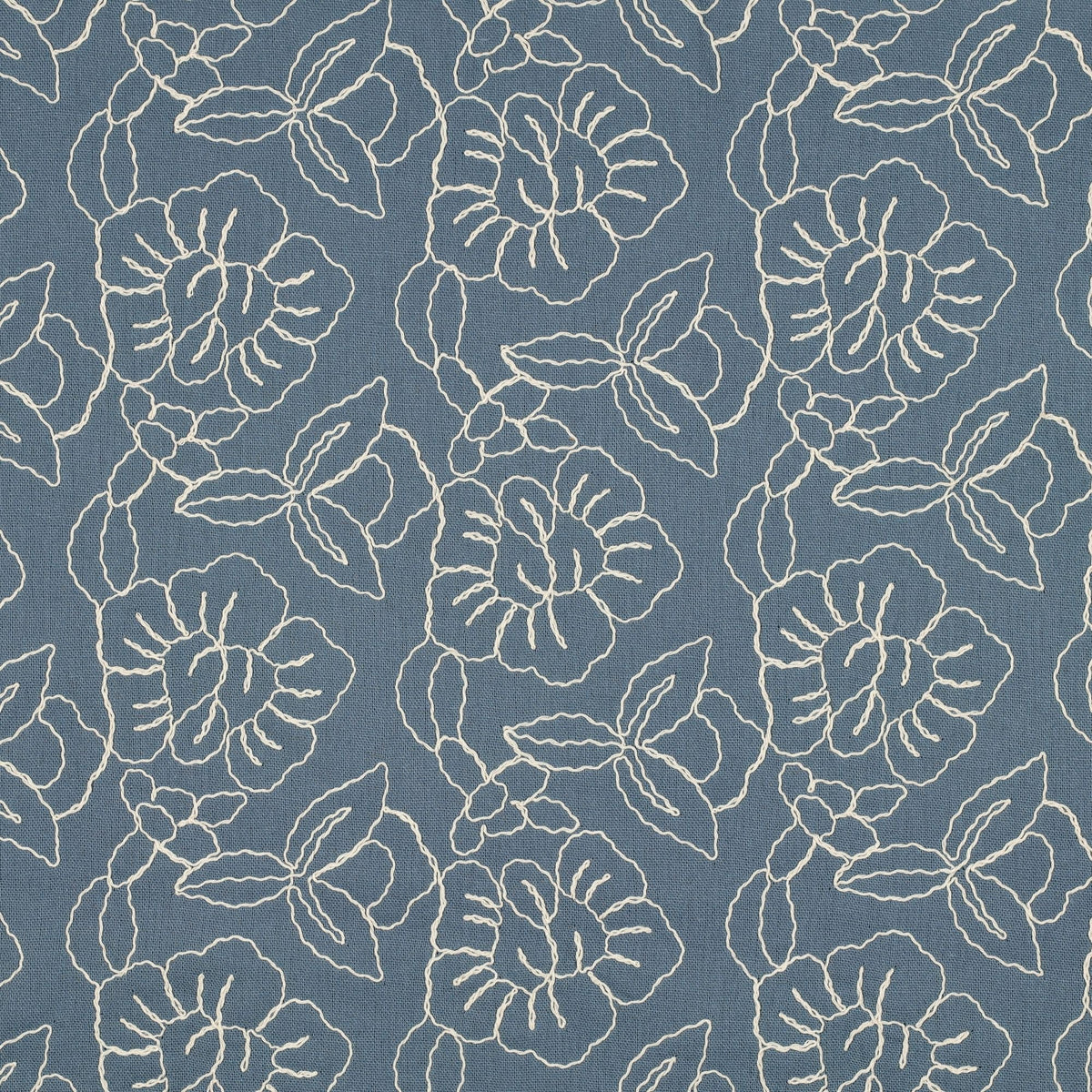 Old Blue Flowers