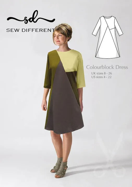 Colourblock Dress - By Sew Different