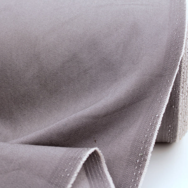 Coloured Cotton 7 oz Stretch Denim - Grey