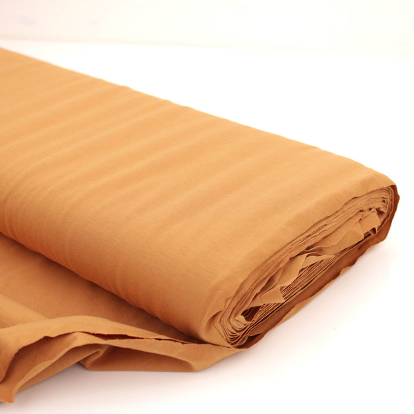 Cotton Jersey Plain/Solid OEKO-TEX Stretch Fabric Material Camel