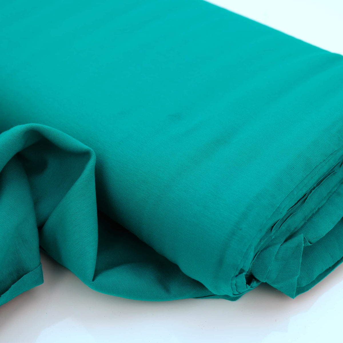 Cotton Jersey Plain/Solid OEKO-TEX Stretch Fabric Material Peacock