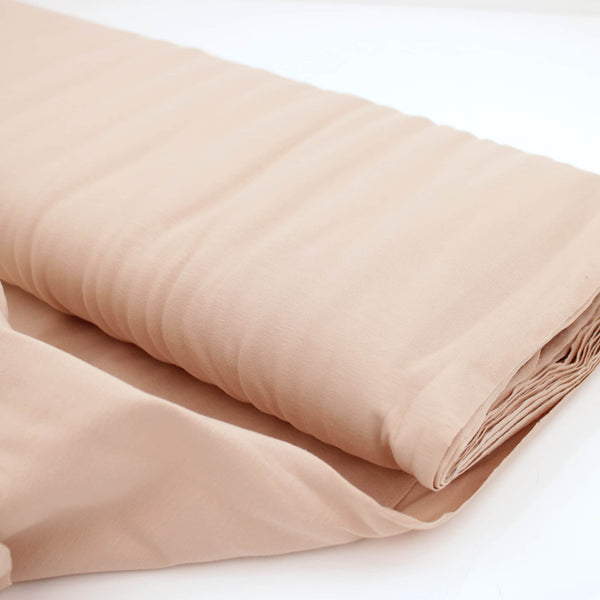 Cotton Jersey Plain/Solid OEKO-TEX Stretch Fabric Material Sand