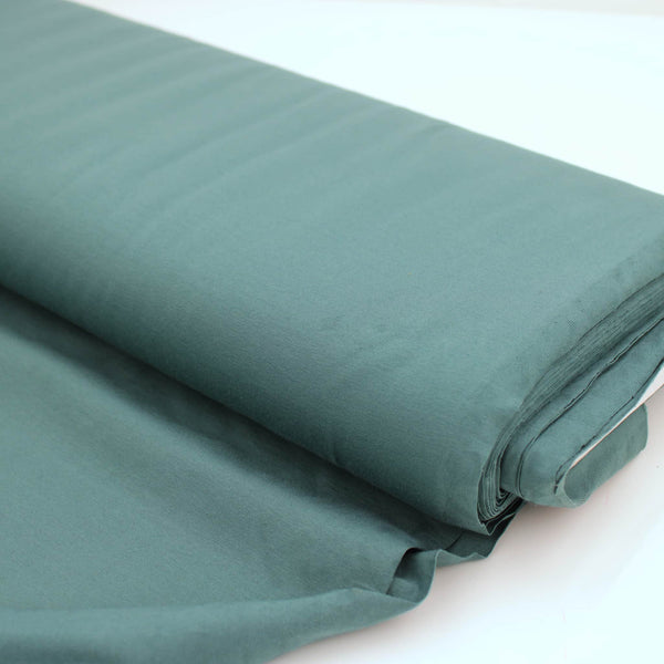 Cotton Jersey Plain/Solid OEKO-TEX Stretch Fabric Material Teal