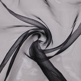 Crystal Sheer Organza - Black