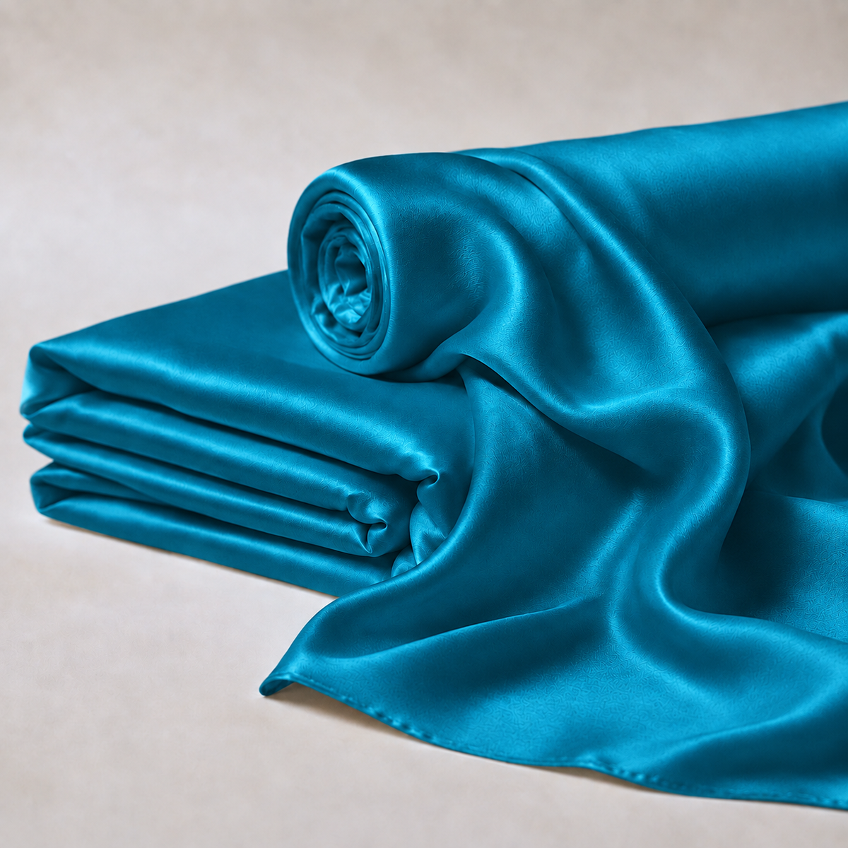 Mulberry Pure 100% Silk 22 Momme Luxury Bridal Fabric - Turquoise