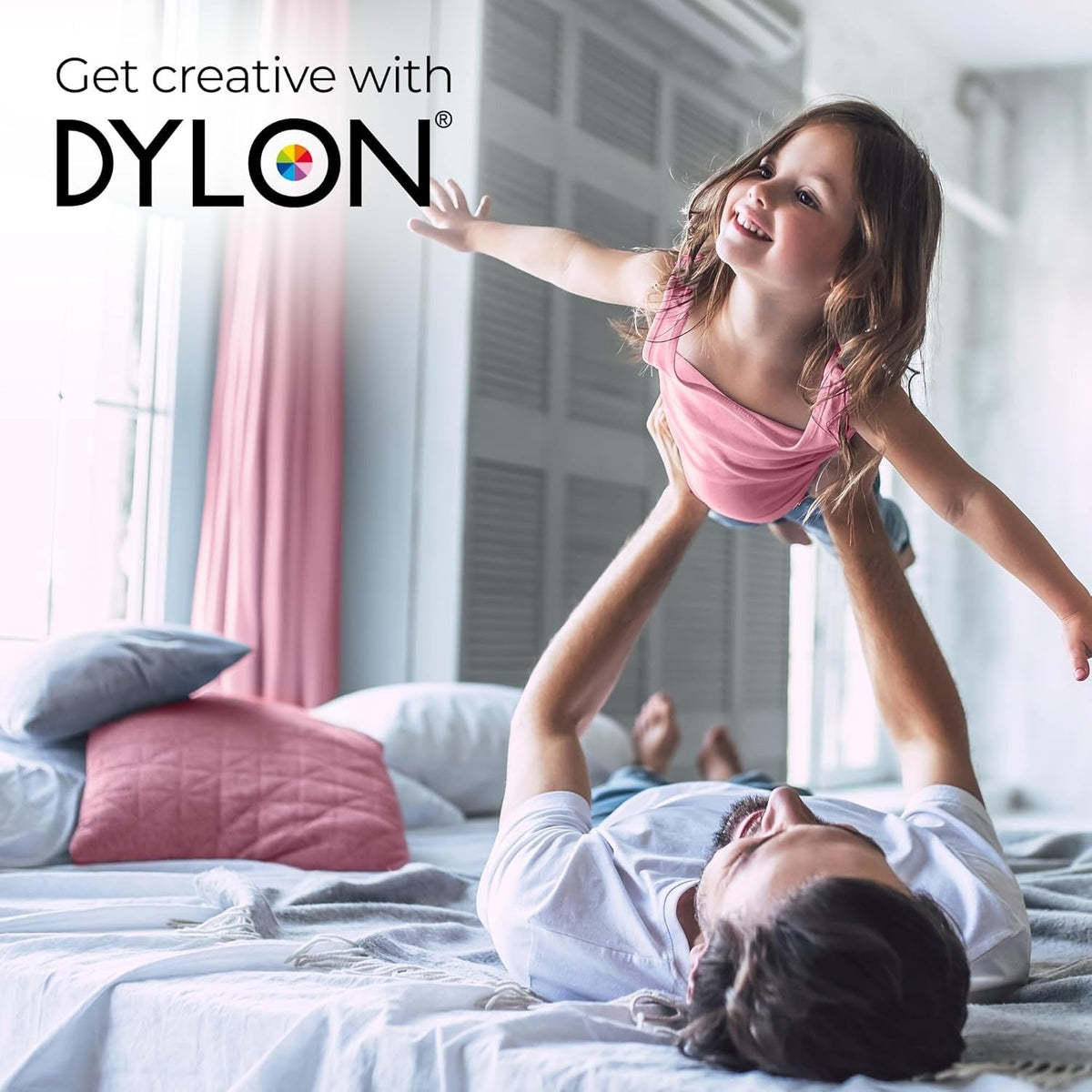 Dylon Washing Machine Fabric Dye Pods: Restore & Revive Clothes - Peony Pink